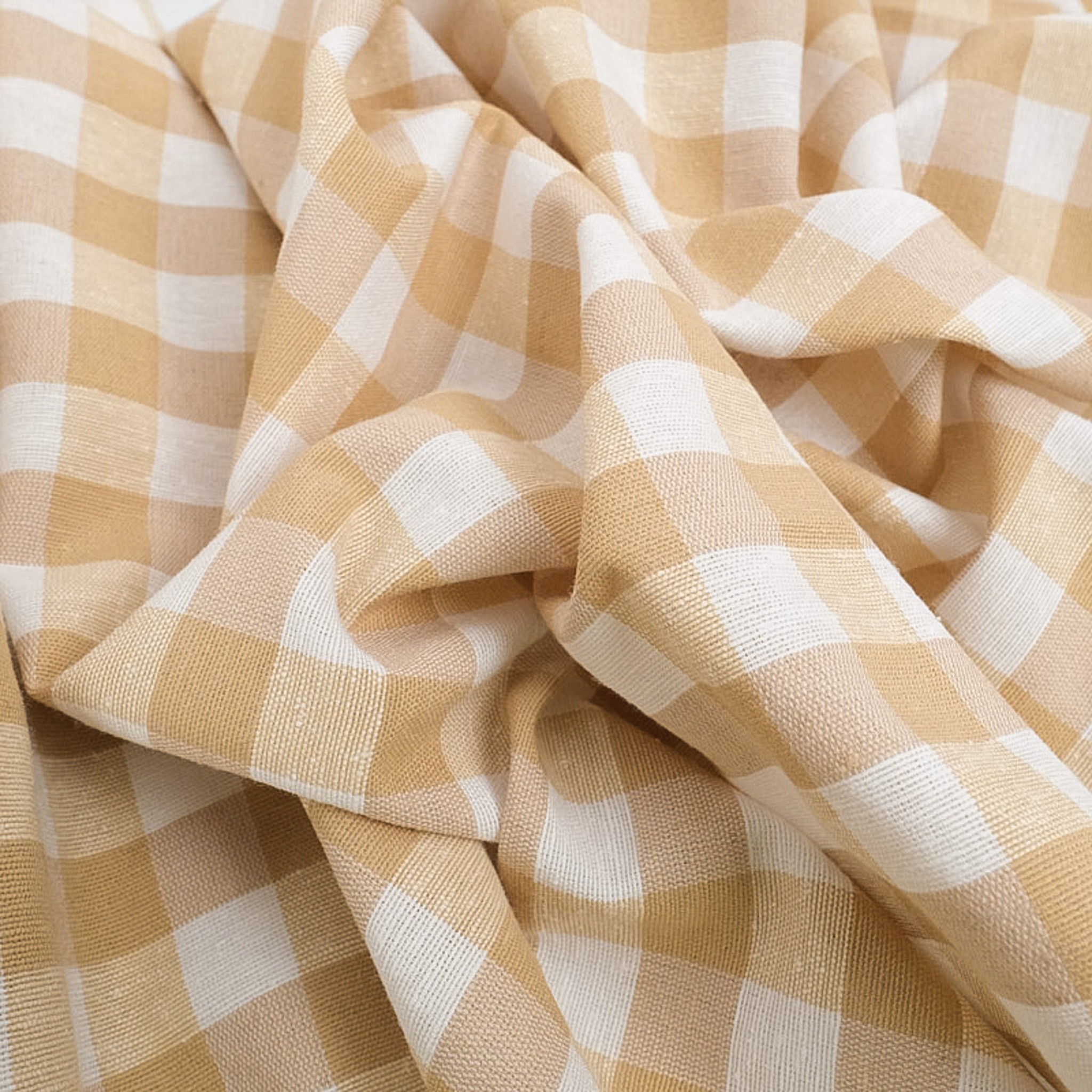 Vichy Grande Largeur Nougat - Maison Klem